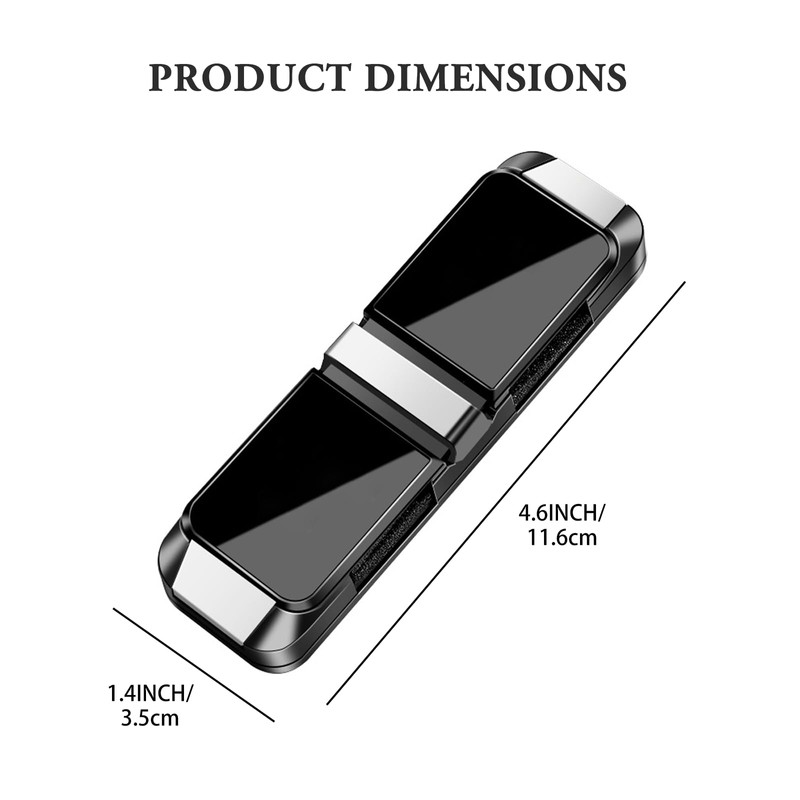 Sunglass Holder for Car Visor Clip Double-Headed, Push-Button Opening Car