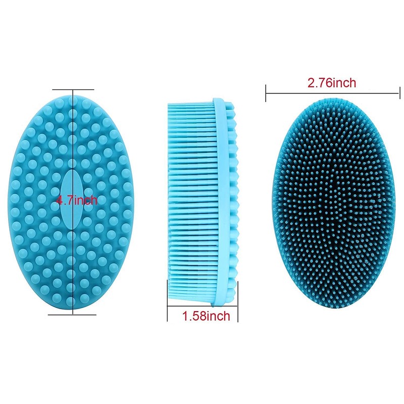 Cepillo exfoliante DNC de silicona para el cuerpo, fácil de