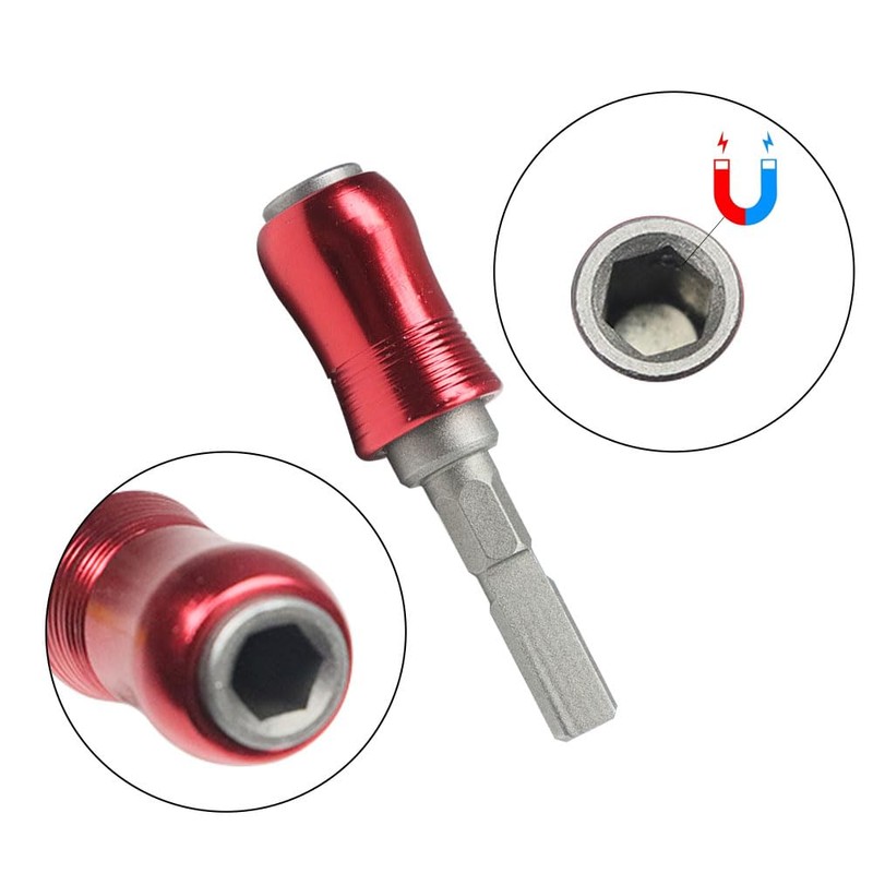 MORETOPGODD Flat End Quick Change Screwdriver Bit Holder for Multitool,