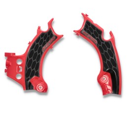 ACERBIS 2021-2022 Honda CRF450RX 2911441018 X-GRIP FRAME GUARDS HON RED/BLACK