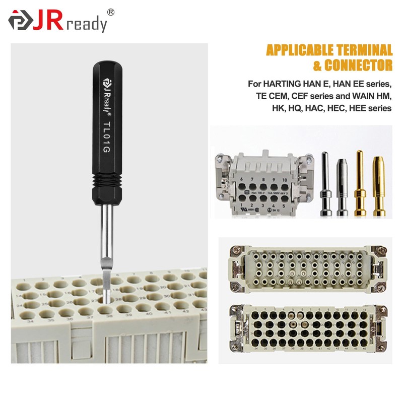 JRready TL01G(09990000319) Pin Removal Tools for HARTING HAN E series