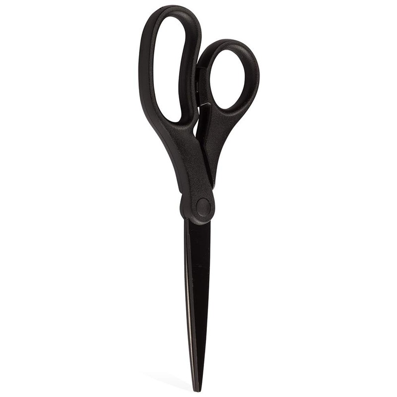 JAM PAPER Multi-Purpose Precision Scissors - 8 Inch - Black