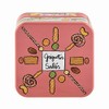Derrière la Porte Snack Box (Stackable) Salt Nibble Box, Pink,