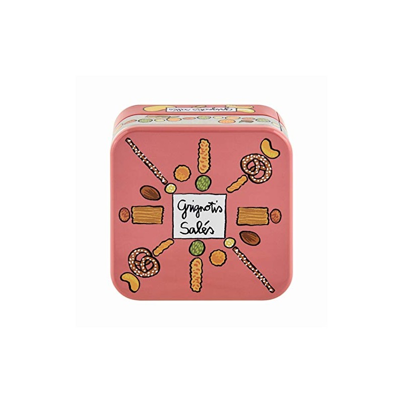 Derrière la Porte Snack Box (Stackable) Salt Nibble Box, Pink,