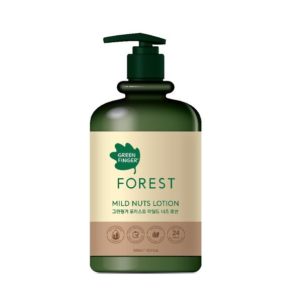 Green Finger Forest Mild Nuts Lotion 500mL  - Green Finger Forest Mild Nuts