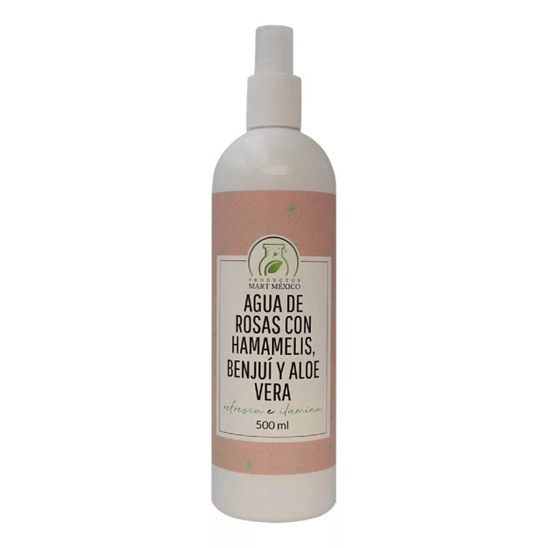 Productos Mart Mexico Agua De Rosas, Hamamelis, Benjuí Y Áloe