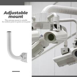 FRCOLOR Outdoor Wireless Monitoring AP Directional Antenna Wall Mount Bracket Outdoor Antenna Mounting Antenna Mast Pole Pole Mount Bracket Antenna Mounting Pole Antenna Mouse, PHDE565207R3GH11915KZ