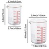 High Borosilicate Glass Measuring Cup Set-V-Shaped Spout，Includes 250ml(8OZ), 500ml(16OZ), and
