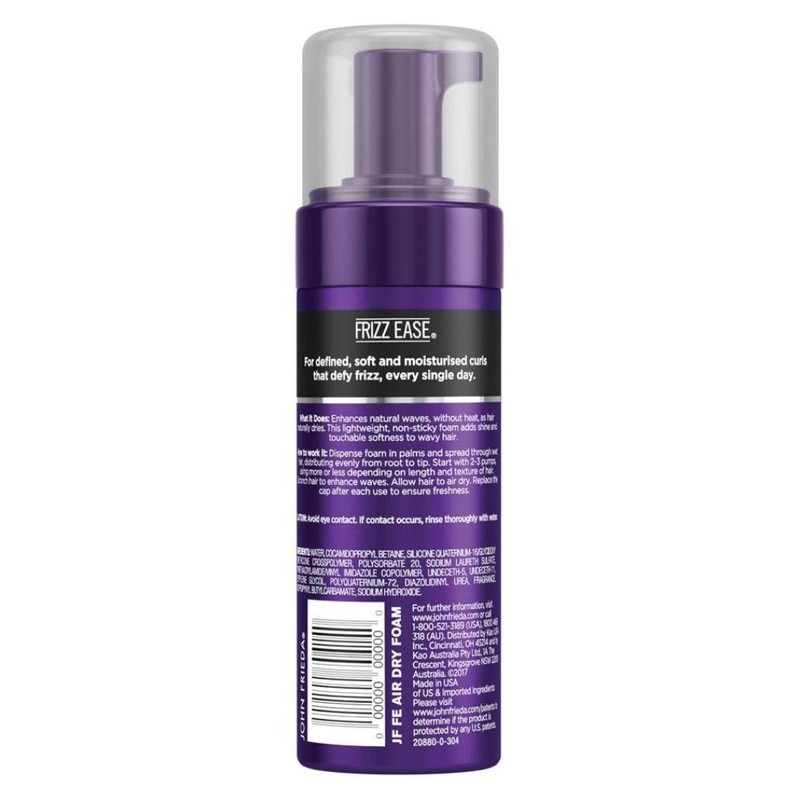 John Frieda Frizz Ease Dream Air-Dry Waves Style Foam 5