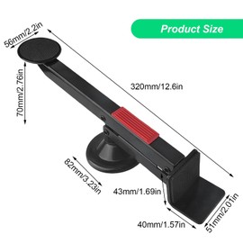 Versatile Furniture Lifter with 360 Degree Rotation, Load Lifter, Cabinet Lifter, Sreits-Saving Lifter, Lifting Tool, for Heavy Furniture, Door Lifter for Room Doors, Cabinets and More