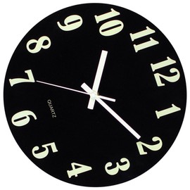 BIUDECO Led Wall Clock Large Boho Decor Glow in The Dark Silent Non-Ticking Modern Wall Decor for Living Room Kitchen Bedroom Random Color