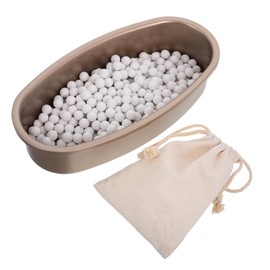 GRIRIW Ceramic Baking Stones Pizza Baking Stone Tray for Crust Crisp Crusts Stoneware Tools