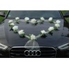 Organza Heart Car Decoration Wedding Car Decoration, Rose Decoration, Bride