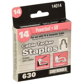 #14 Cable Tacker Round Crown Staples - 1/4" - 630 ct.