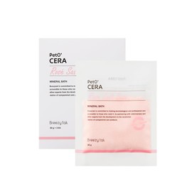 Breezytail PetO'Cera Rosé Salt Bath, 30g x 3pouches
