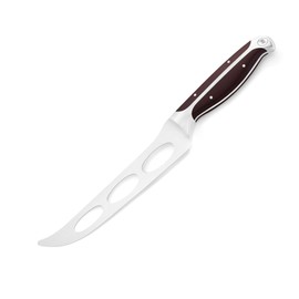 Gunter Wilhelm 7" Cheese Knife – German Made, Full Triple Tang & Ergonomic Dark Brown ABS Handle – Ideal for Soft & Hard Cheeses, PREMIER ProCut Series