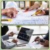 sourcing map 3pcs Multifunctional Geometric Rulers 15cm Metric and SAE