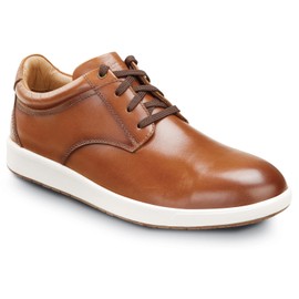 Florsheim Crossover Work, Men's, Cognac, Steel Toe, EH, MaxTrax Slip Resistant, Casual Oxford Work Shoe (15.0 D)