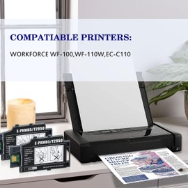 Aomya WF-100 Maintenance Box Remanufactured T2950 Ink Maintenance Box for Workforce WF-100 WF 100 WF110 EC-C110 ECC110 EC C110 Wireless Mobile Printer 2 Pack
