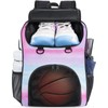 Basketball Bag, Large Basketball Backpack with Shoe Compartment and Ball