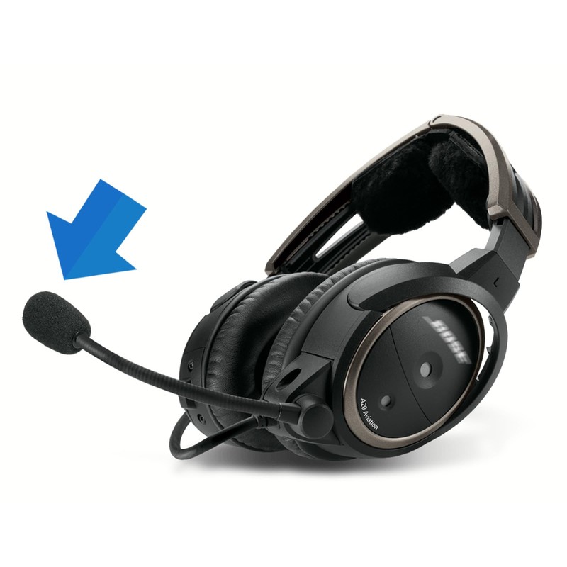 LEFXMOPHY for Bose A20 Aviation Headset Mic cover, Replacement for