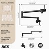 KES Pot Filler Faucet with Heat-Resistant Cartridge, 25.6" Over Stove