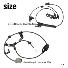 1 Set ABS Wheel Speed Sensor fit for Corolla 2009-2019 Repalces 8951602130 8951602140 8954202090 8954302090