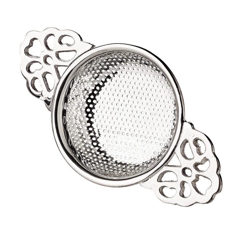 Edzard Asaam Tea Strainer with Holder Diameter 6 cm, silver