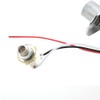 Chrome Plated Metal 3 Way Switch Prewired Control Plate for