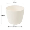 Tymar Flower Pot, Pack Of 2, Round Shape, Planter (2