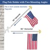 NQ 5 FT Flag Pole for Outside House with Eagle