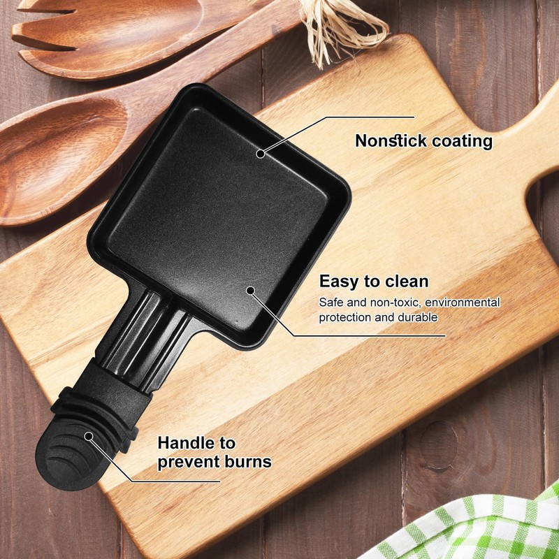2pcs Cheese baking pan, 2pcs Kitchen Wooden shovel, non-stick coated