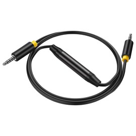 XMSJSIY Phone to Phone 3.5mm Bidirectional Recording Cable 3.5mm TRS Male to Male Stereo Audio Cable for Phones, Tablets, Laptops, PC - 1M/3.2FT 1PCS