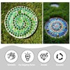 6 Pcs Round Stepping Stone Molds, 3 Size Reusable Cement