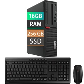 Lenovo ThinkCentre M710S SFF Desktop PC Computer, Intel Core 6th 3.7GHz, 16GB RAM, 256GB SSD, DisplayPort, WiFi Adapter, Keyboard and Mouse, Windows10 Pro (Renewed)