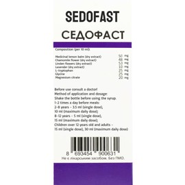 Generic Sedofast Syrup 120 ml