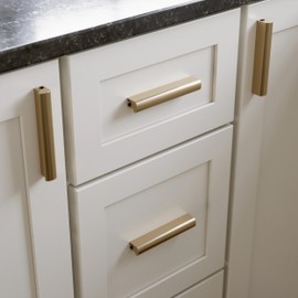 Franklin Brass Dropped Edge Adjusta-Pull Adjustable 1 to 4 in. (25-102 mm) Champagne Bronze Cabinet Drawer Pull (5-Pack), P49108-CZ-B