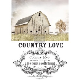 Redesign With Prima Decor Transfers Out On The Farm 26x36 Wall Decals DIY Wallpaper Wall Stickers Murals Decor for Kitchen Living Room Bedroom Bathroom Nightstands Table Décor