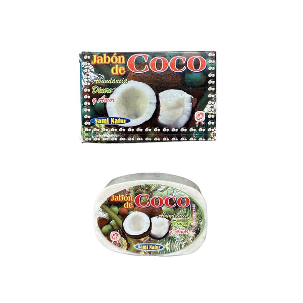 Zoeartcrafts Coconut Bar Soap - Nourishing formula for skin. To