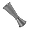 Double Cocktail Jigger 304 Stainless Steel Roll Hem Bar Measuring