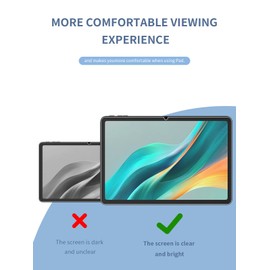 BOVUGAC [2 Pack] Screen Protector for DOOGEE T36(2025) Android 15 Tablet 12 inch Tempered Glass Film, Screen Protector for DOOGEE T36 Anti-Scratch & Sensitive & 9H Hardness