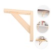 Operitacx 2Pcs Heavy Duty Floating Shelf Brackets Sturdy Wall Mounting