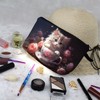 Livel lhood Teacup Cat Makeup Bag Cute Small Organizer Zipper