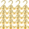 Neosmuk Magnetic Hooks, Cruise Ship Essentials, 26#,Gold