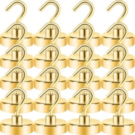Neosmuk Magnetic Hooks, Cruise Ship Essentials, 26#,Gold