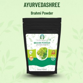 AYURVEDASHREE Centella asiatica Powder 100 Gm I Known as Gotu Kola, brahmi I Mandupakarni Powder I Non GMO I Gluten Free I Vegan