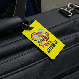 Retro 80's Gobo Fraggle Rock Luggage ID Tags Suitcase Carry-On Cards - Set of 2