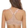 DotVol Women's Full Cup Bra Unpadded with Underwire - Floral