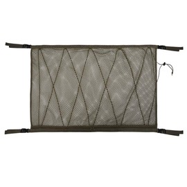 Namvo Car Ceiling Storage Net SUV Ceiling Net Pocket with Upgrad Double Head Zipper Prevent Falling Design for Put Quilt, Light Items, Sundries (Khaki)