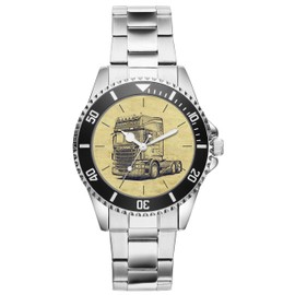 KIESENBERG Men's Watch Gift for R 730 Truck Trucker Fans Driver Analogue Quartz Watch 20218, Bracelet